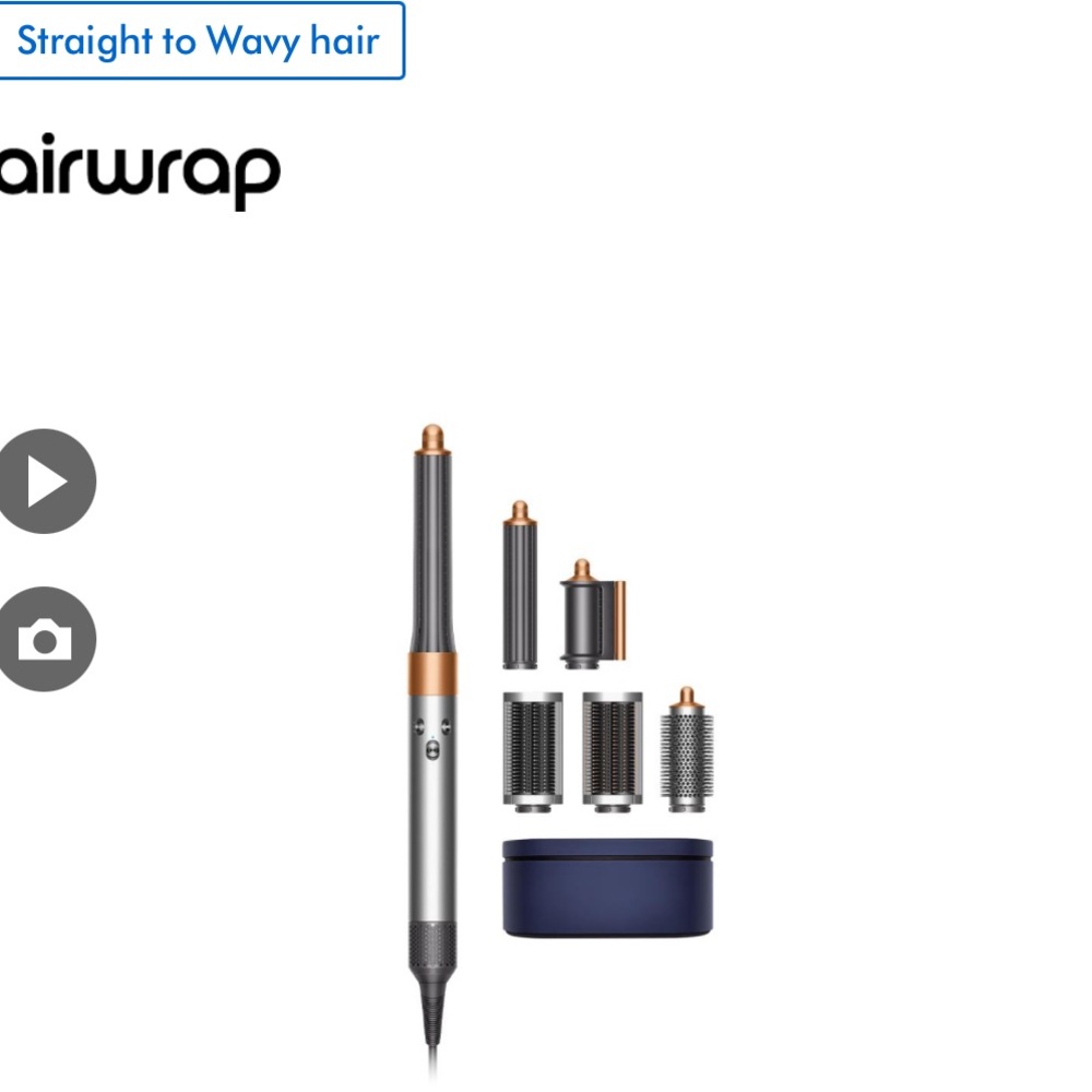 Dyson Airwrap Styler in Silver and Gold